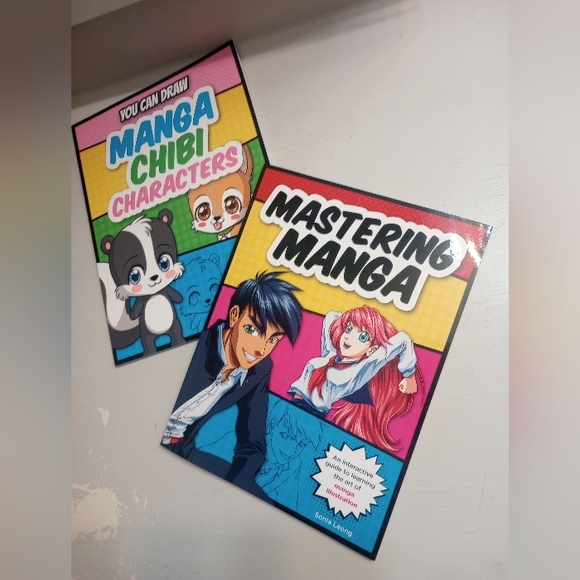Learn To Draw Two Book Bundle Mastering Manga And Manga Chibi Characters - Picture 2 of 8